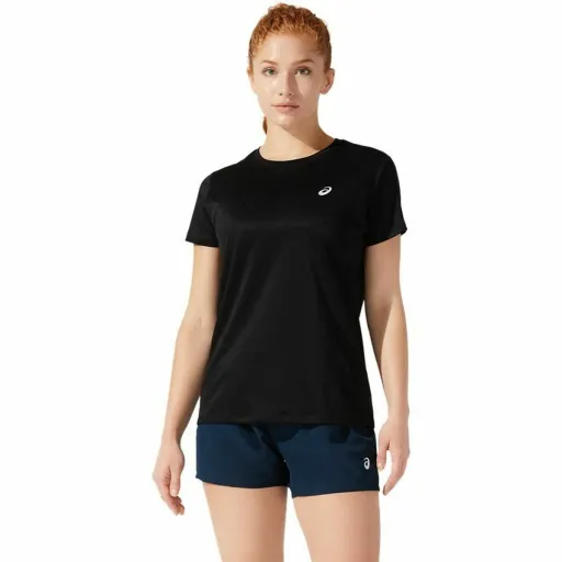 Camisola de Manga Curta Mulher Asics Core SS Preto