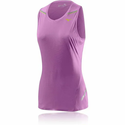 T-Shirt para Mulher Sem Mangas Mizuno Dlcooltouchsleevele  Roxo