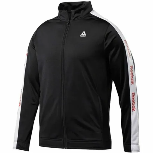 Casaco de Desporto para Homem Reebok Essentials Linear Logo Preto