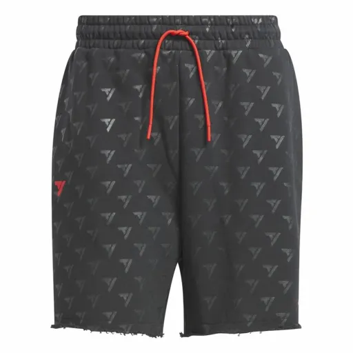 Calções de Basquetebol para Homem Adidas Trae Allover Print Cinzento