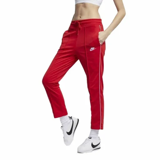 Calças de Treino para Adultos Nike Sportswear Heritage Mulher Vermelho Carmesim