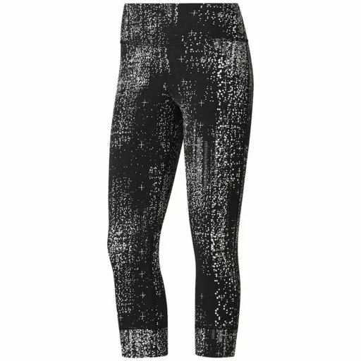 Leggings de Desporto de Mulher Reebok Lux 3/4 Preto