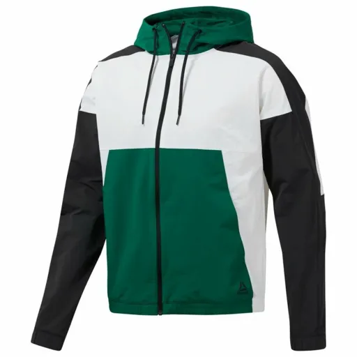 Casaco de Desporto para Homem Reebok Meet You There Woven Verde