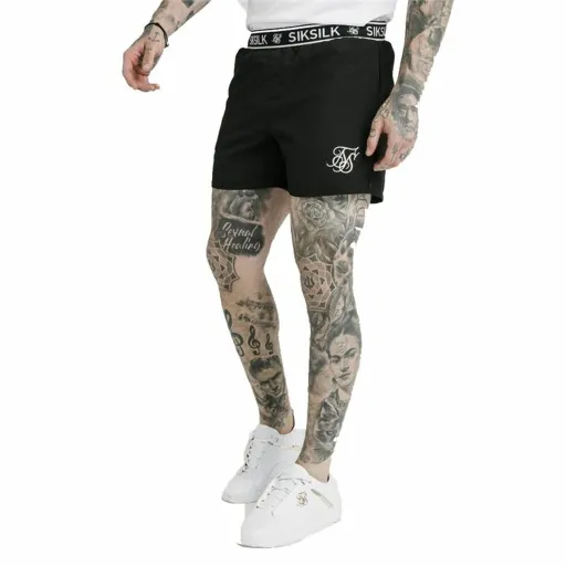 Calções de Desporto para Homem SikSilk Standard Preto