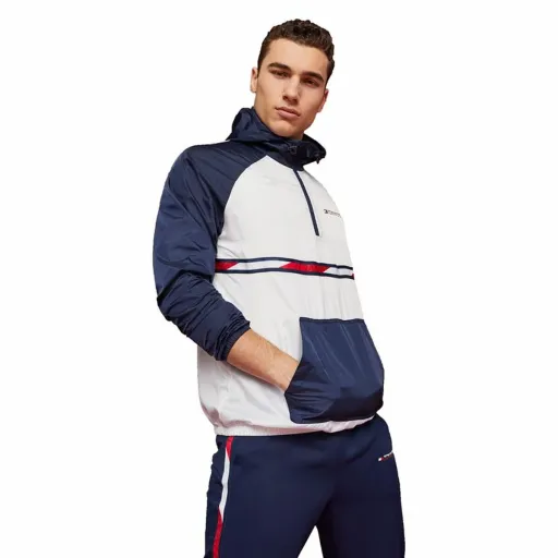 Casaco de Desporto para Homem Tommy Hilfiger Colour-Blocked Azul Escuro