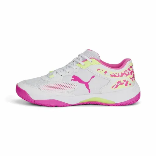 Sapatilhas de Pádel para Adultos Puma Solarcourt RCT Branco Cor de Rosa