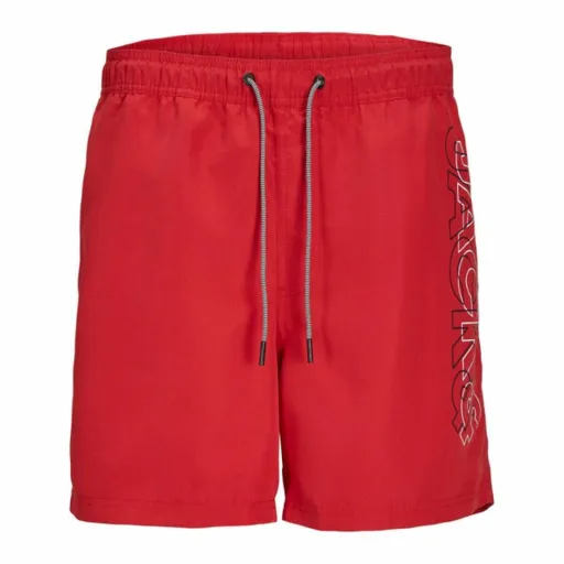 Fato de Banho Infantil Jack & Jones Double Logo Ly Sn Mni  Vermelho