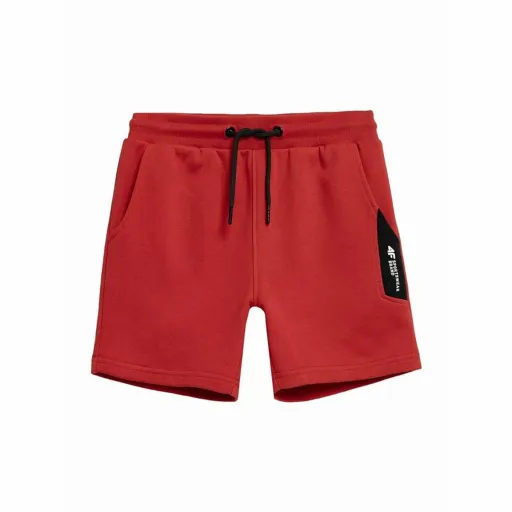 Calções de Desporto Infantis 4F M049  Vermelho