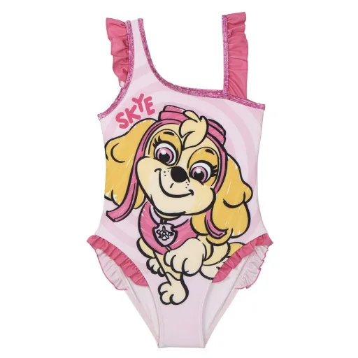 Fato de Banho de Menina The Paw Patrol Cor de Rosa