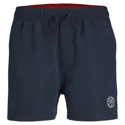 Fato de Banho Infantil Jack & Jones Jjswim Solid Ly Azul Marinho