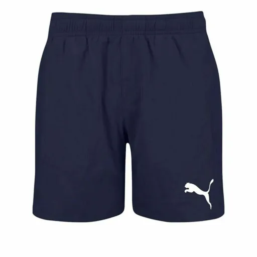 Calção de Banho Homem Puma Swim Medium Length Azul Escuro