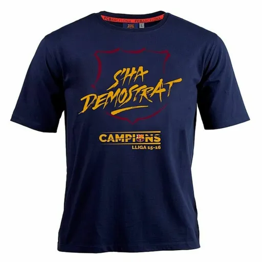 T-Shirt de Futebol de Manga Curta Homem F.C. Barcelona S'ha Demostrat 15/16