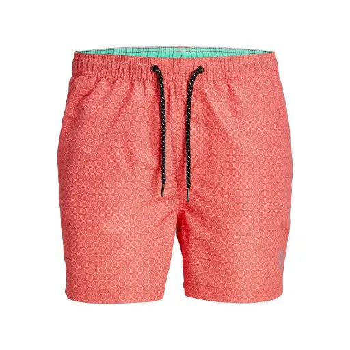 Calção de Banho Homem Jack & Jones BRANDED MINI 12228835 Cor de Rosa