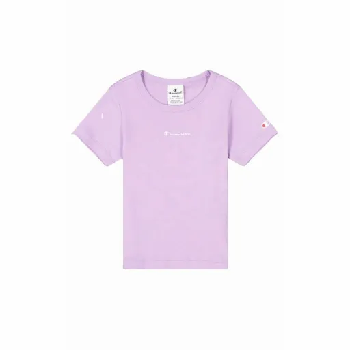 Camisola de Manga Curta Infantil Champion Crewneck Lavanda