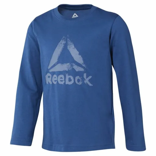 Camisola de Manga Comprida Criança Reebok Boys Training Essentials Azul