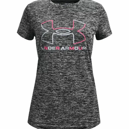 Camisola de Manga Curta Infantil Under Armour Cinzento Escuro