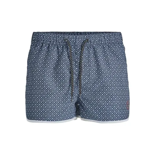 Calção de Banho Homem Jack & Jones MONOGRAM 12228837 Azul Marinho