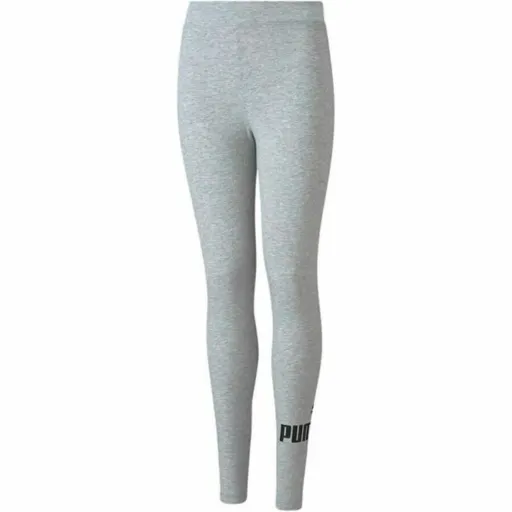 Leggings de Desporto Infantis Puma Essentials Cinzento