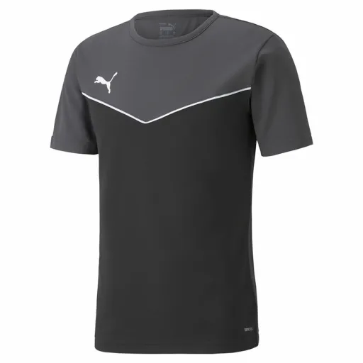 Camisola de Manga Curta Homem Puma IndividualRISE Preto Cinzento