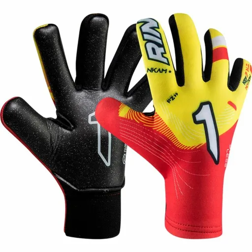 Luvas de Guarda-Redes Rinat Nkam As (Turf) Onana Amarelo Vermelho Adultos