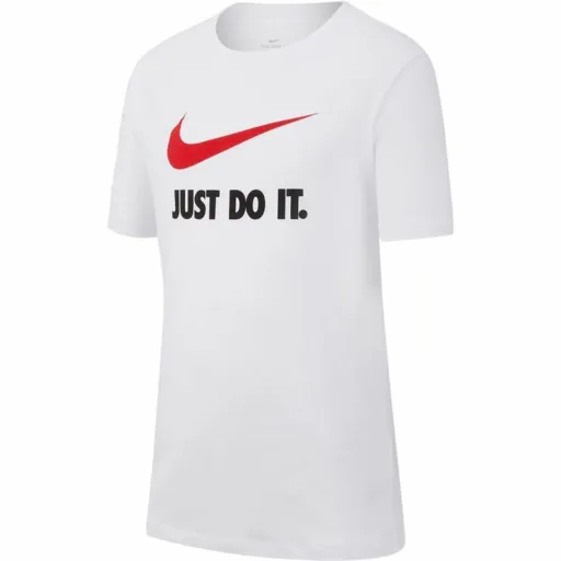 Camisola de Manga Curta Infantil Nike Sportswear Branco