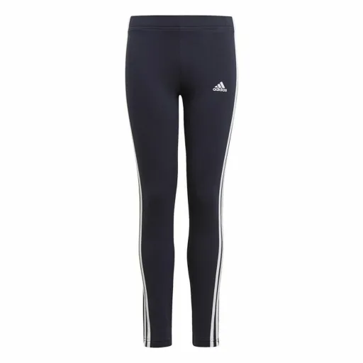 Leggings de Desporto Infantis Adidas Essentials 3 Stripes Azul Marinho