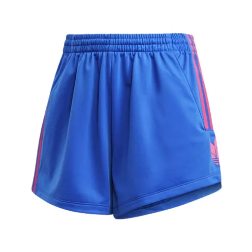 Calções de Desporto para Mulher Adidas Originals Adicolor 3D Trefoil Azul