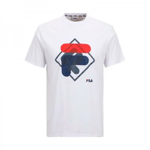 Camisola de Manga Curta Infantil Fila FAT0340 10001 Branco