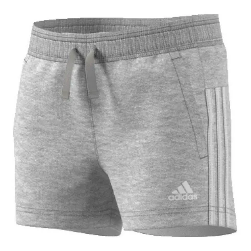 Calções de Desporto Infantis Adidas 3S CF7292 Cinzento