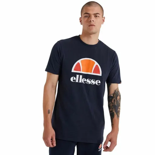 Camisola de Manga Curta Homem Ellesse Dyne Azul Escuro