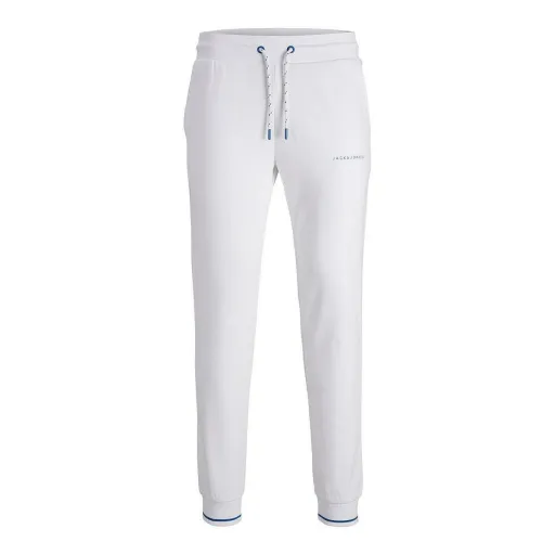 Calças de Treino para Adultos Jack & Jones JPSTGORDON JJGLOBUS  12225105  Branco Homem