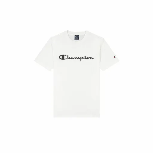 Camisola de Manga Curta Homem Champion Crewneck Branco