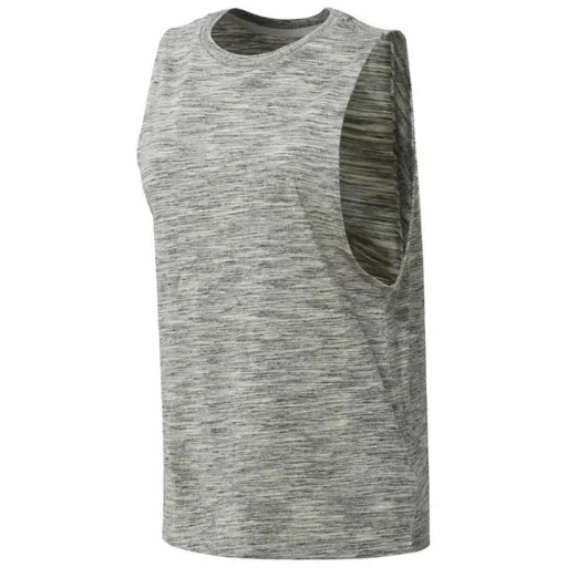 T-Shirt de Alças Mulher Reebok Marble Muscle Cinzento Claro