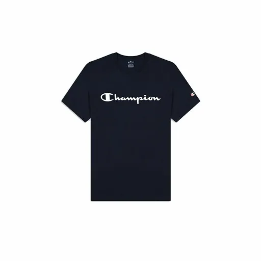 Camisola de Manga Curta Homem Champion Crewneck Azul