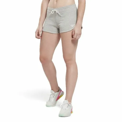 Calções de Desporto para Mulher Reebok RI FRENCH TERRY SHO H54766  Cinzento