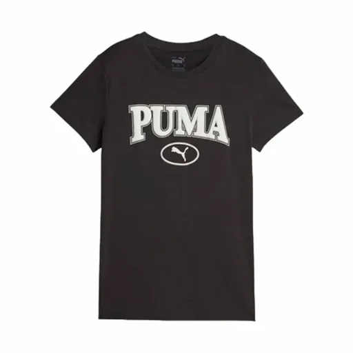 Camisola de Manga Curta Mulher Puma Squad Graphicc Preto