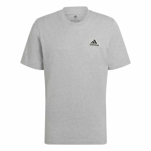 Camisola de Manga Curta Homem Adidas Essentials Feelcomfy Cinzento