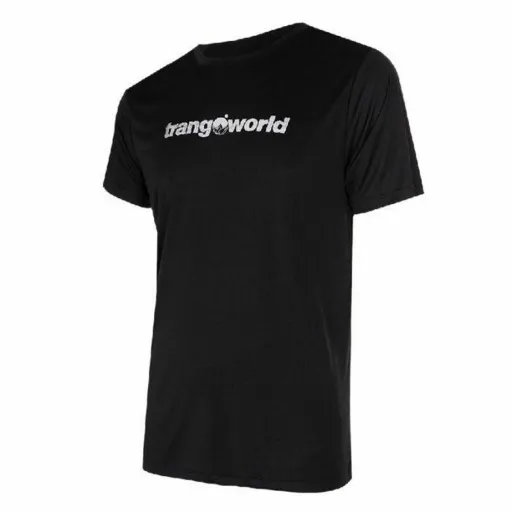 Camisola de Manga Curta Homem Trangoworld Cajo Th Preto