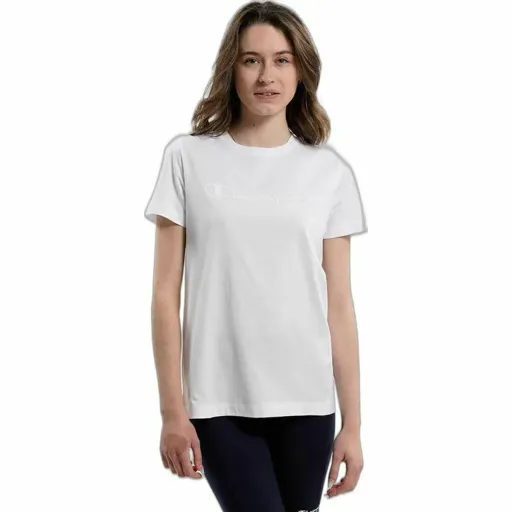 Camisola de Manga Curta Mulher Champion Crewneck  Branco