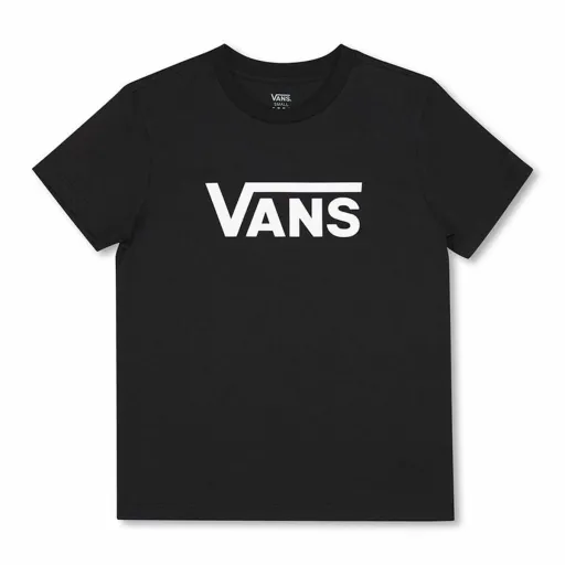 Camisola de Manga Curta Mulher Vans Drop V SS Crew-B Preto