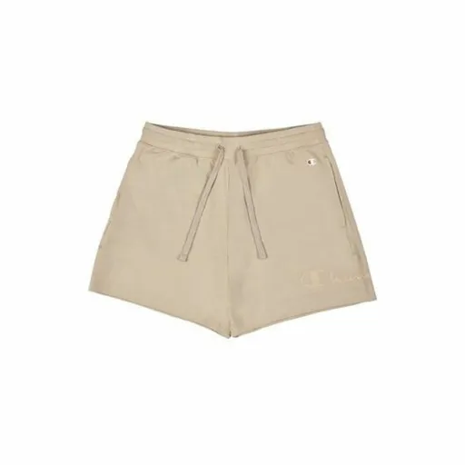 Calções de Desporto para Mulher Champion Shorts Bege Castanho