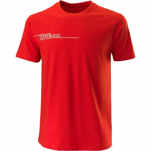 Camisola de Manga Curta Homem Wilson Team II Teach Vermelho