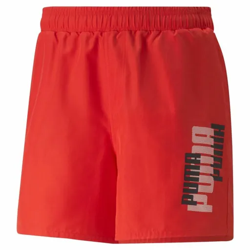 Calções de Desporto para Homem Puma Ess+ Logo Power Vermelho