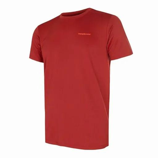 Camisola de Manga Curta Homem Trangoworld Ovre Vermelho