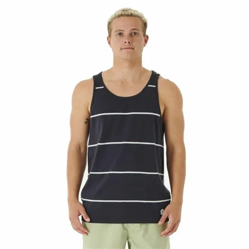 T-Shirt para Homem Sem Mangas Rip Curl Swc Rails Tank Preto