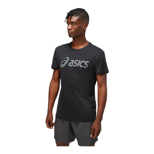 Camisola de Manga Curta Homem Asics Core Preto