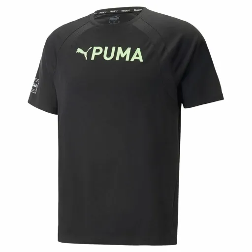 Camisola de Manga Curta Homem Puma Ultrabreathe Triblend Preto