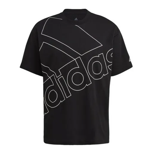 Camisola de Manga Curta Homem Adidas Giant Logo Preto