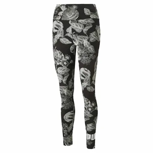 Leggings de Desporto de Mulher Puma Frozen Flower Preto