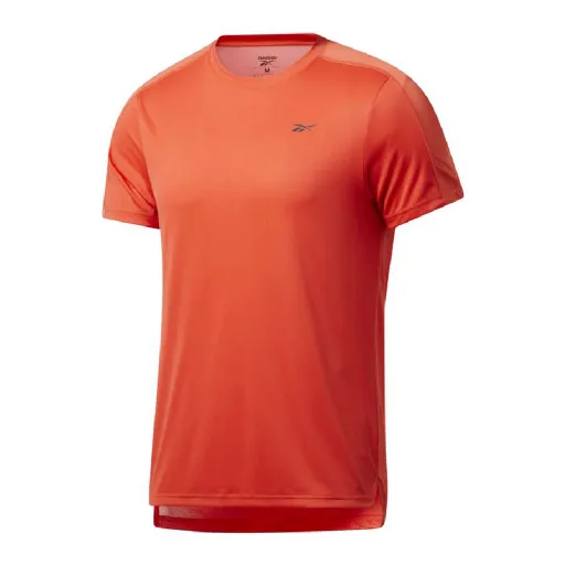 Camisola de Manga Curta Homem Reebok Workout Ready Tech Laranja